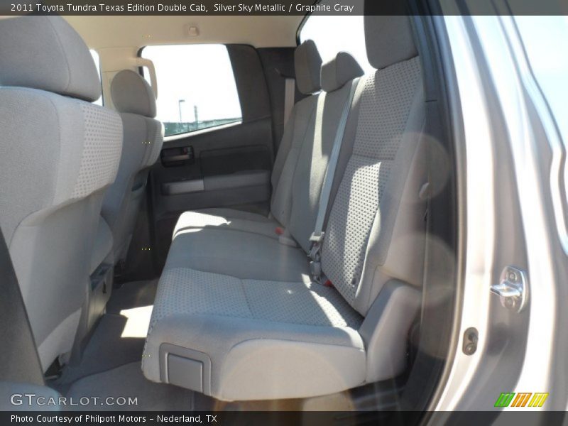 Silver Sky Metallic / Graphite Gray 2011 Toyota Tundra Texas Edition Double Cab