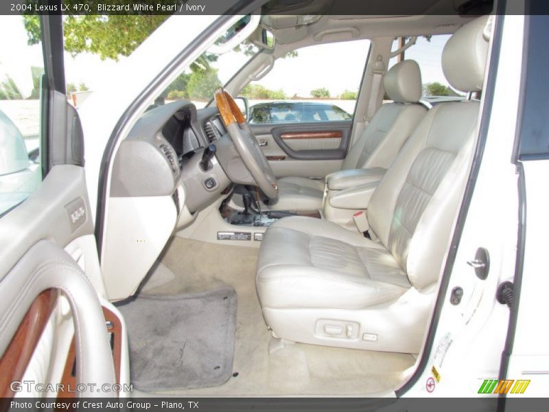 Blizzard White Pearl / Ivory 2004 Lexus LX 470