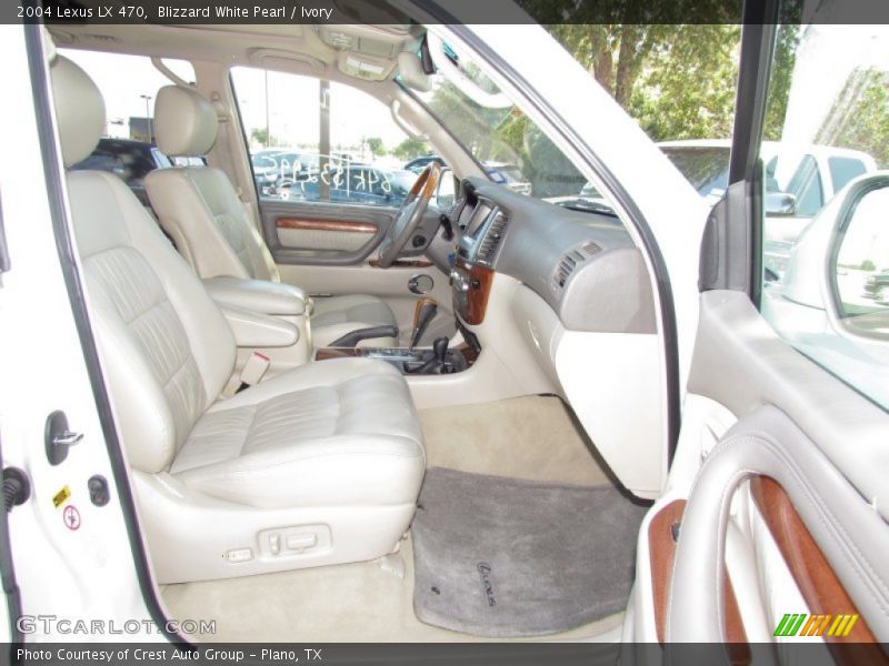 Blizzard White Pearl / Ivory 2004 Lexus LX 470
