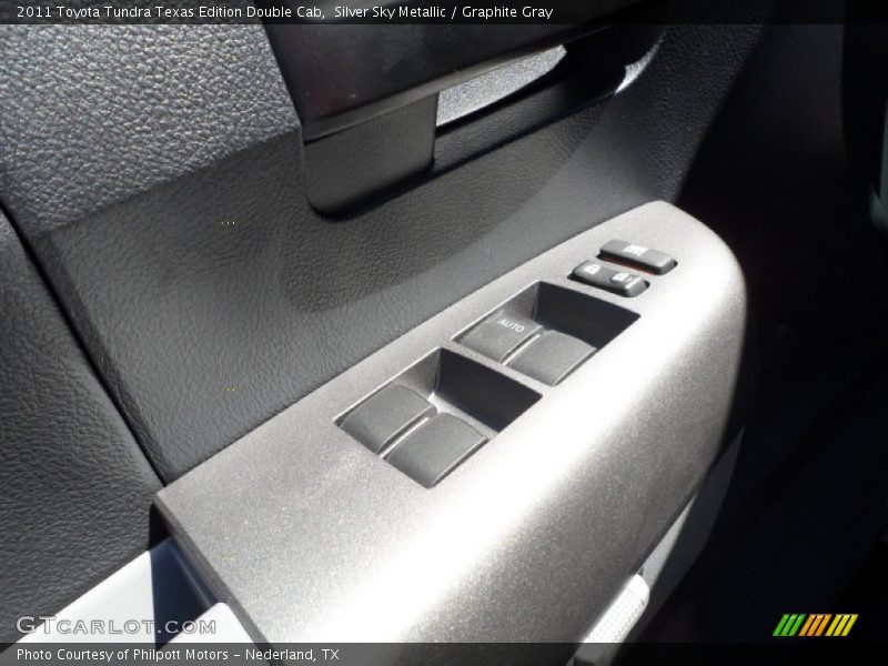 Silver Sky Metallic / Graphite Gray 2011 Toyota Tundra Texas Edition Double Cab
