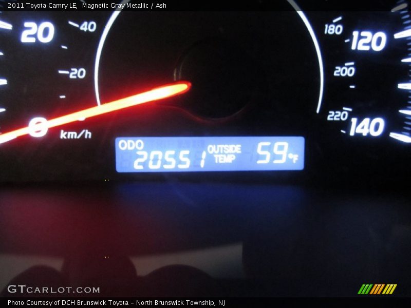 Magnetic Gray Metallic / Ash 2011 Toyota Camry LE