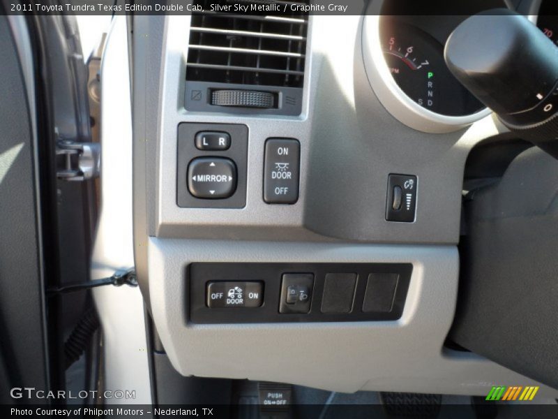 Silver Sky Metallic / Graphite Gray 2011 Toyota Tundra Texas Edition Double Cab
