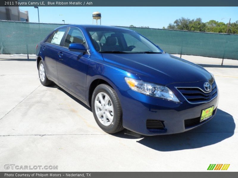 Blue Ribbon Metallic / Ash 2011 Toyota Camry LE