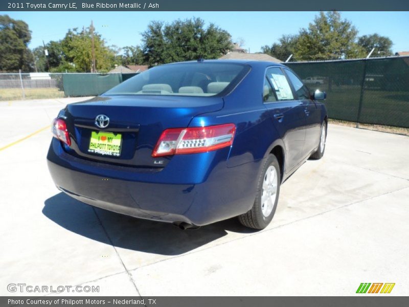 Blue Ribbon Metallic / Ash 2011 Toyota Camry LE