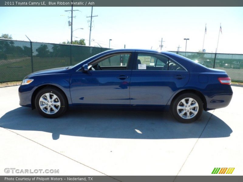 Blue Ribbon Metallic / Ash 2011 Toyota Camry LE
