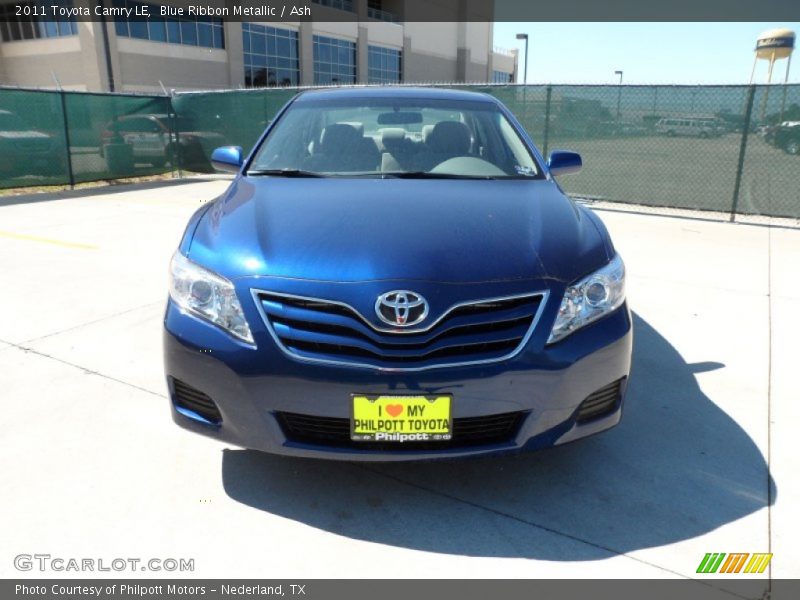 Blue Ribbon Metallic / Ash 2011 Toyota Camry LE