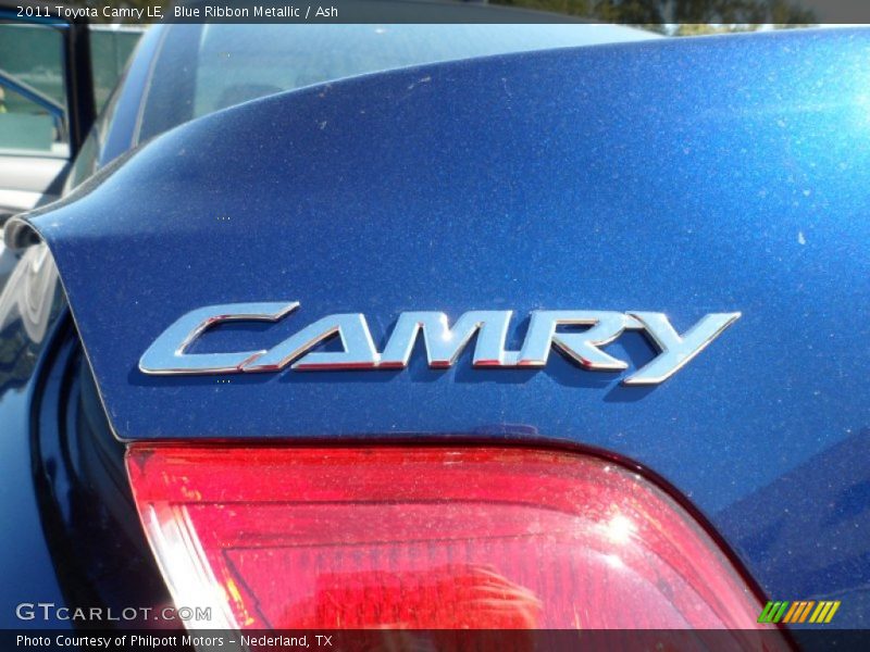 Blue Ribbon Metallic / Ash 2011 Toyota Camry LE
