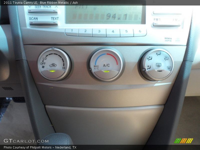 Blue Ribbon Metallic / Ash 2011 Toyota Camry LE