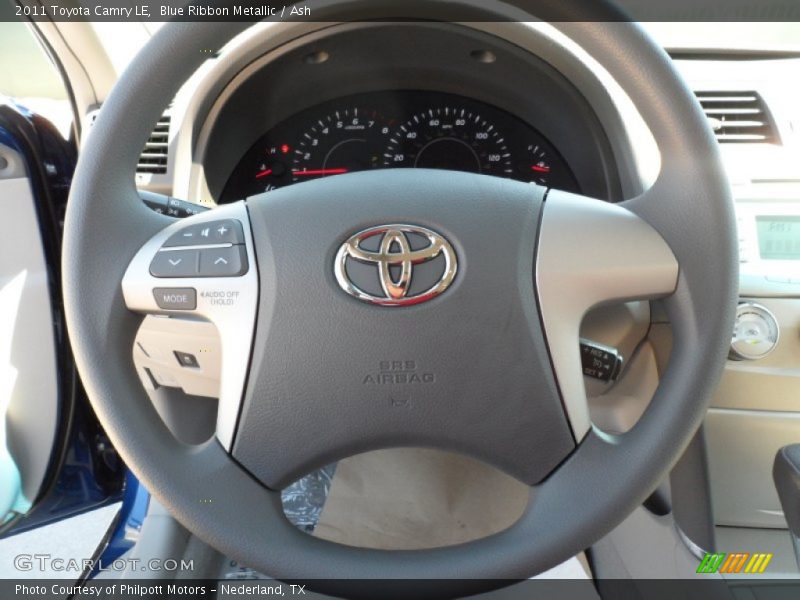 Blue Ribbon Metallic / Ash 2011 Toyota Camry LE