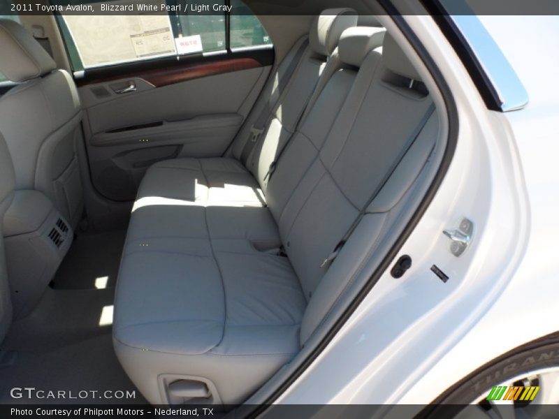 Blizzard White Pearl / Light Gray 2011 Toyota Avalon