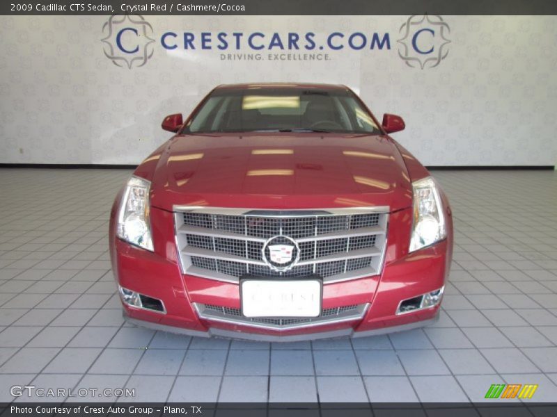 Crystal Red / Cashmere/Cocoa 2009 Cadillac CTS Sedan