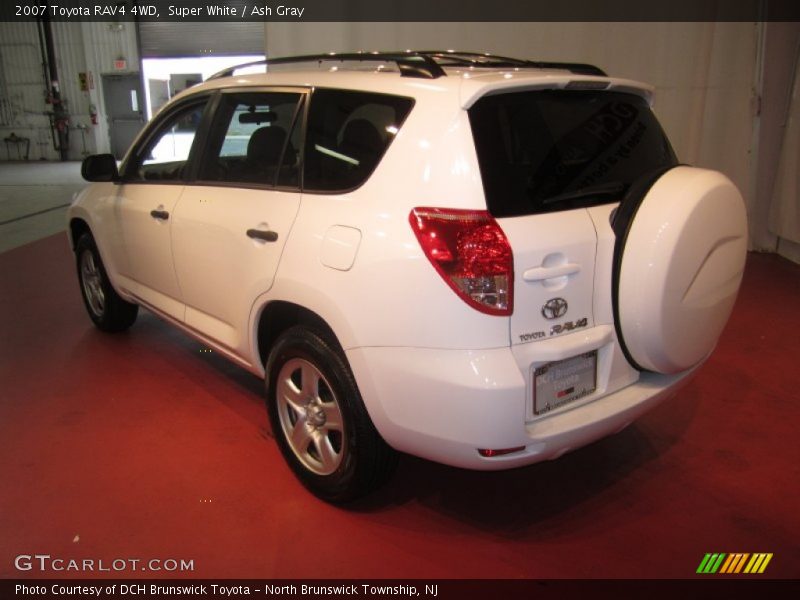 Super White / Ash Gray 2007 Toyota RAV4 4WD