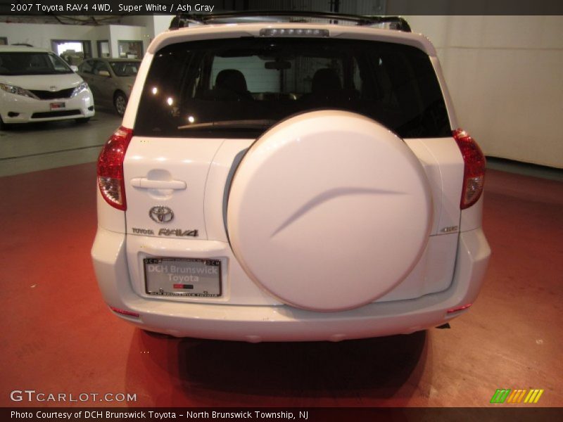Super White / Ash Gray 2007 Toyota RAV4 4WD