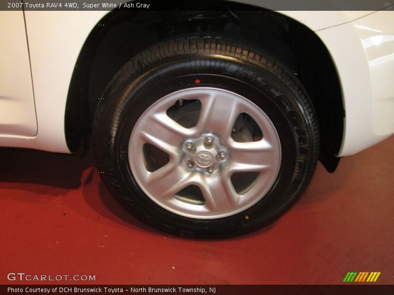 Super White / Ash Gray 2007 Toyota RAV4 4WD
