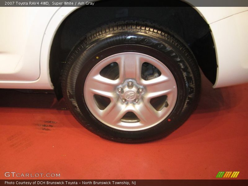 Super White / Ash Gray 2007 Toyota RAV4 4WD