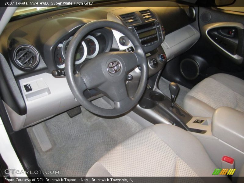 Super White / Ash Gray 2007 Toyota RAV4 4WD