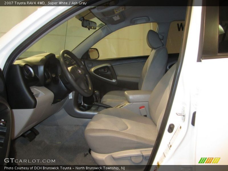 Super White / Ash Gray 2007 Toyota RAV4 4WD