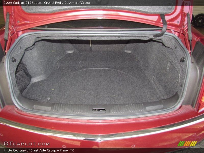 Crystal Red / Cashmere/Cocoa 2009 Cadillac CTS Sedan