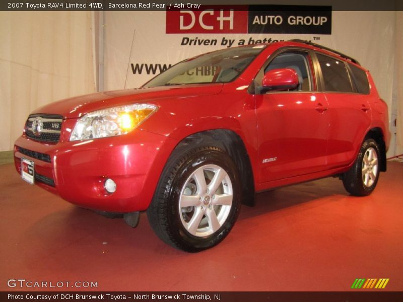 Barcelona Red Pearl / Ash Gray 2007 Toyota RAV4 Limited 4WD