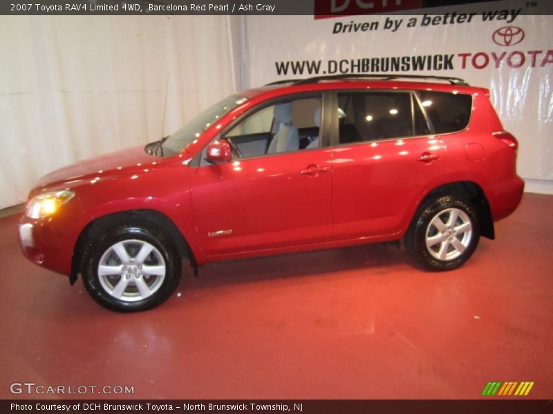 Barcelona Red Pearl / Ash Gray 2007 Toyota RAV4 Limited 4WD