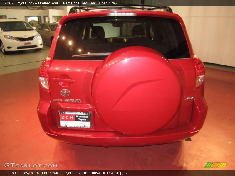Barcelona Red Pearl / Ash Gray 2007 Toyota RAV4 Limited 4WD
