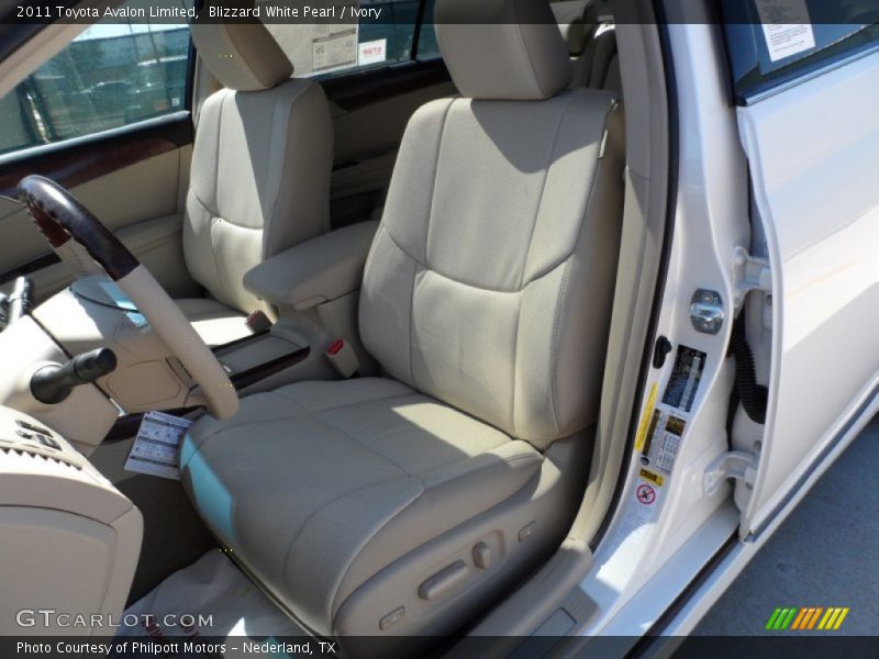 Blizzard White Pearl / Ivory 2011 Toyota Avalon Limited