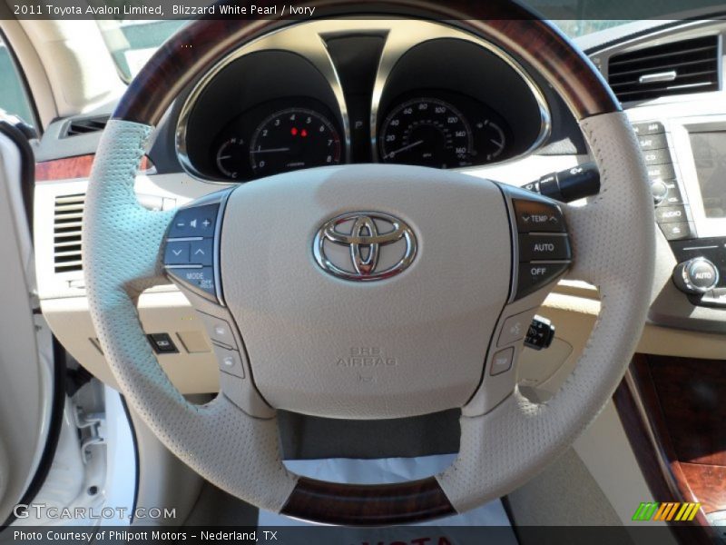 Blizzard White Pearl / Ivory 2011 Toyota Avalon Limited