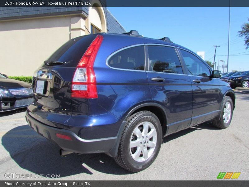 Royal Blue Pearl / Black 2007 Honda CR-V EX
