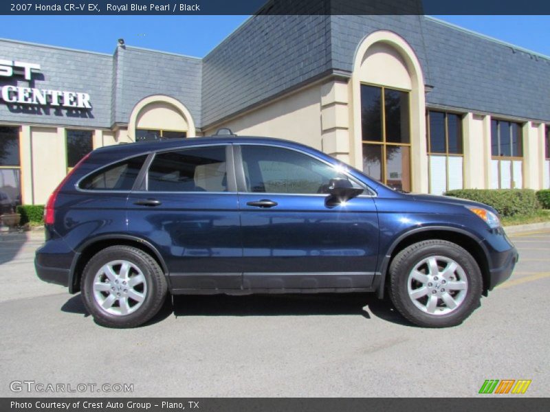 Royal Blue Pearl / Black 2007 Honda CR-V EX