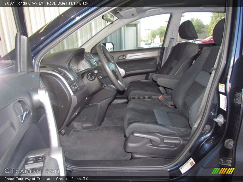 Royal Blue Pearl / Black 2007 Honda CR-V EX