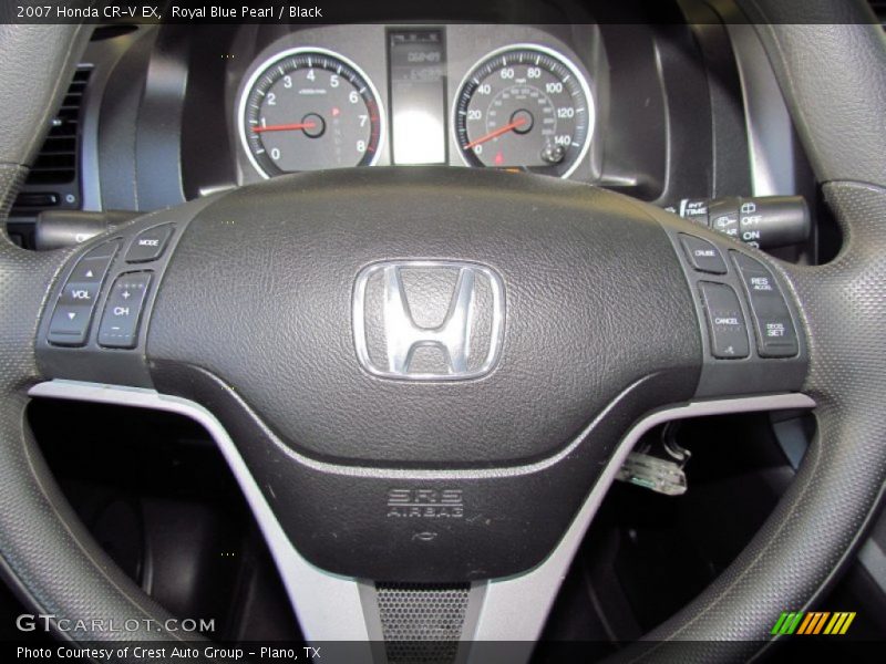 Royal Blue Pearl / Black 2007 Honda CR-V EX