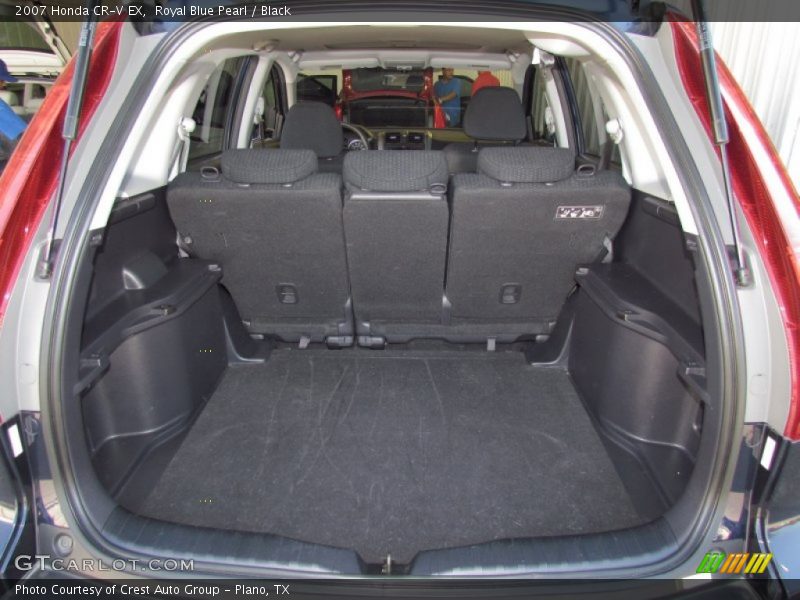 Royal Blue Pearl / Black 2007 Honda CR-V EX