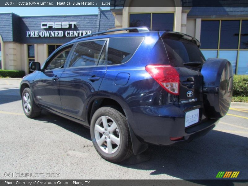 Nautical Blue Metallic / Taupe 2007 Toyota RAV4 Limited