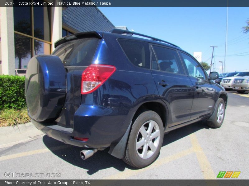 Nautical Blue Metallic / Taupe 2007 Toyota RAV4 Limited