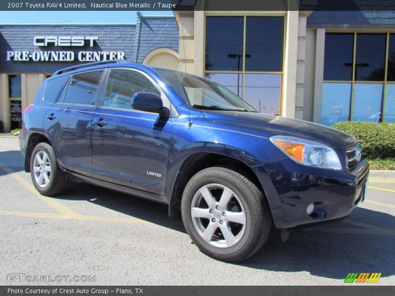 Nautical Blue Metallic / Taupe 2007 Toyota RAV4 Limited