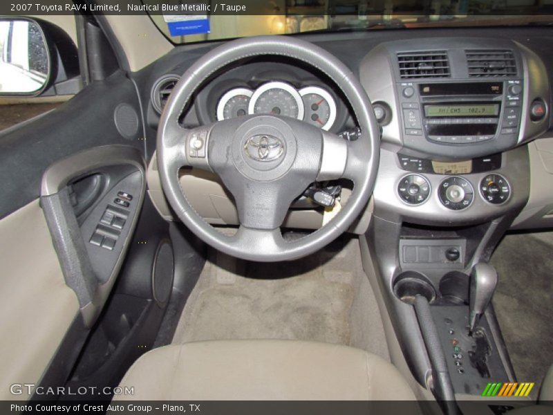 Nautical Blue Metallic / Taupe 2007 Toyota RAV4 Limited