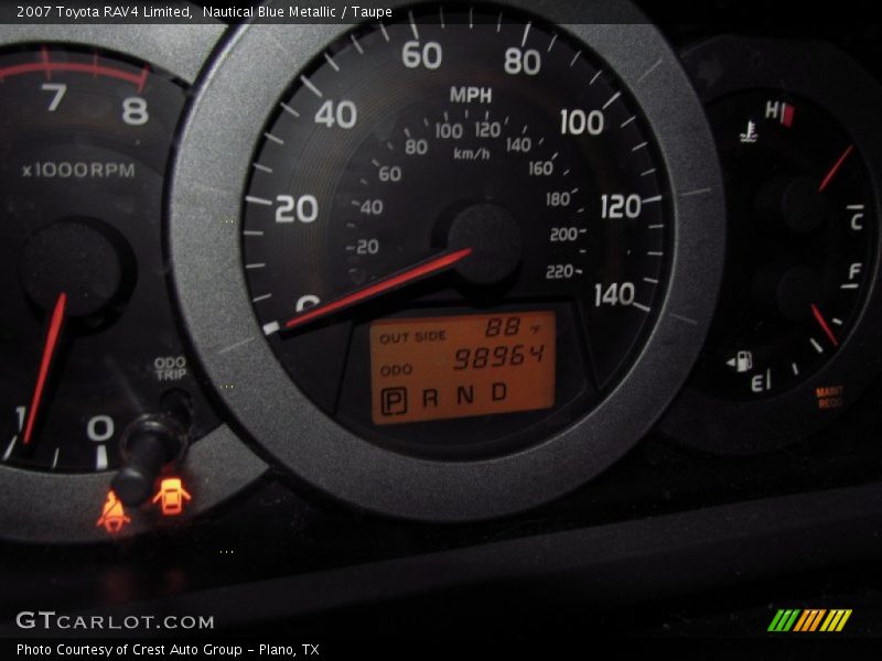 Nautical Blue Metallic / Taupe 2007 Toyota RAV4 Limited