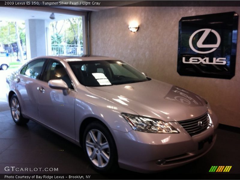 Tungsten Silver Pearl / Light Gray 2009 Lexus ES 350