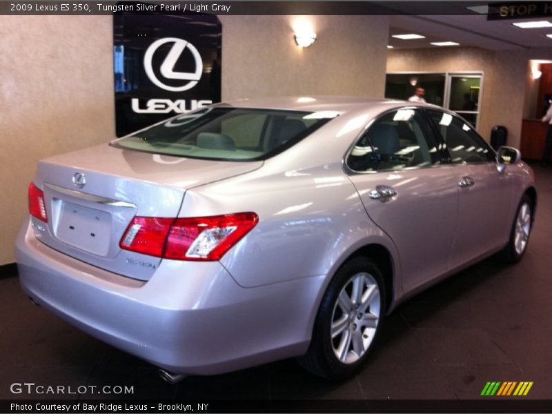 Tungsten Silver Pearl / Light Gray 2009 Lexus ES 350