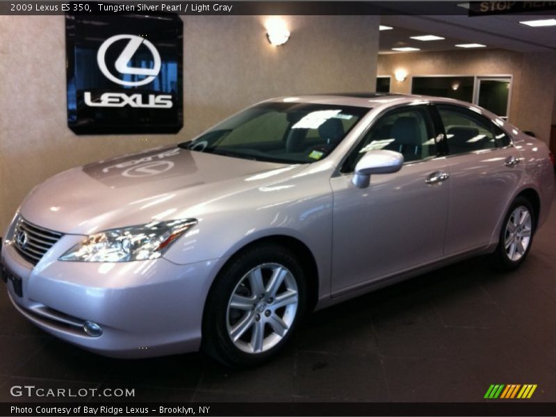 Tungsten Silver Pearl / Light Gray 2009 Lexus ES 350