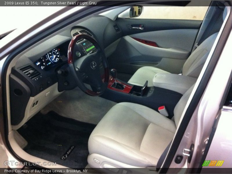 Tungsten Silver Pearl / Light Gray 2009 Lexus ES 350