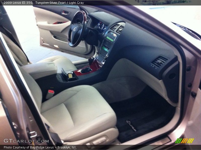 Tungsten Silver Pearl / Light Gray 2009 Lexus ES 350