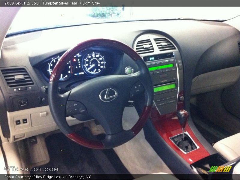 Tungsten Silver Pearl / Light Gray 2009 Lexus ES 350