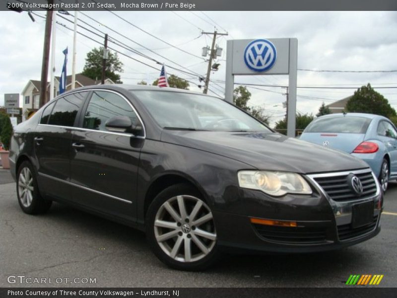 Mocha Brown / Pure Beige 2006 Volkswagen Passat 2.0T Sedan
