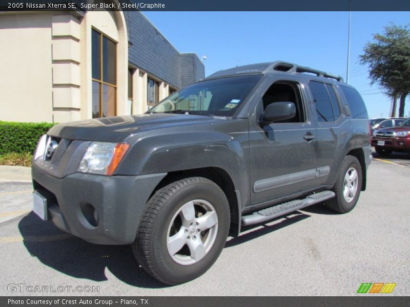 Super Black / Steel/Graphite 2005 Nissan Xterra SE
