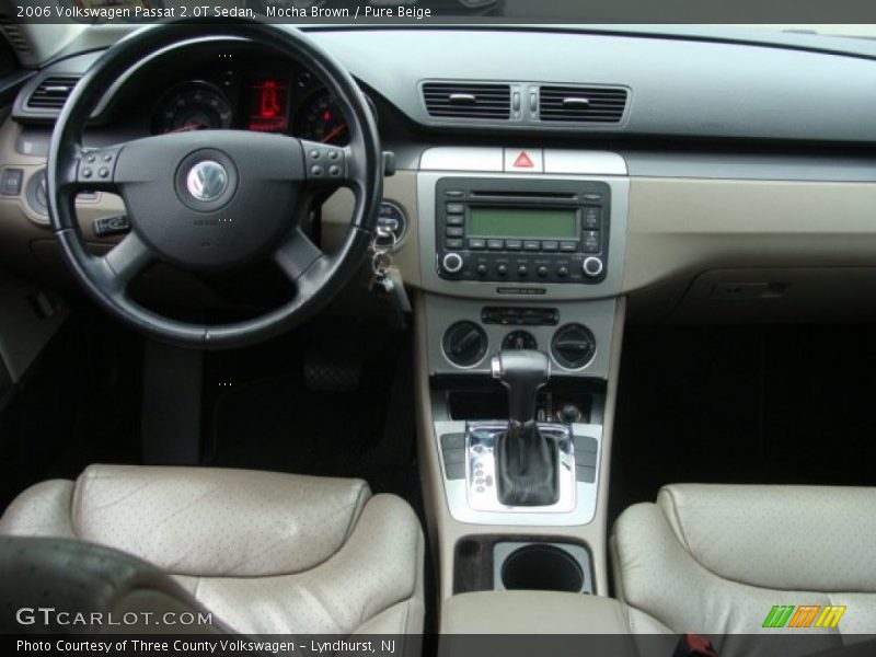 Mocha Brown / Pure Beige 2006 Volkswagen Passat 2.0T Sedan