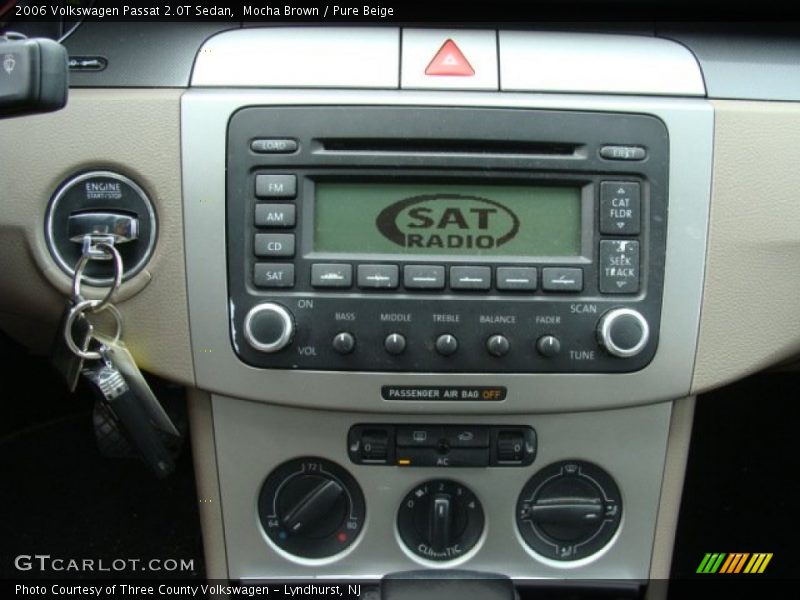 Mocha Brown / Pure Beige 2006 Volkswagen Passat 2.0T Sedan