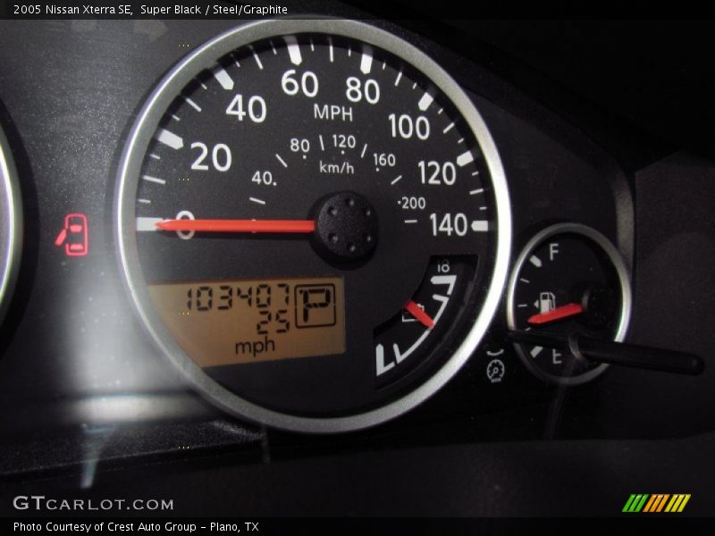 Super Black / Steel/Graphite 2005 Nissan Xterra SE