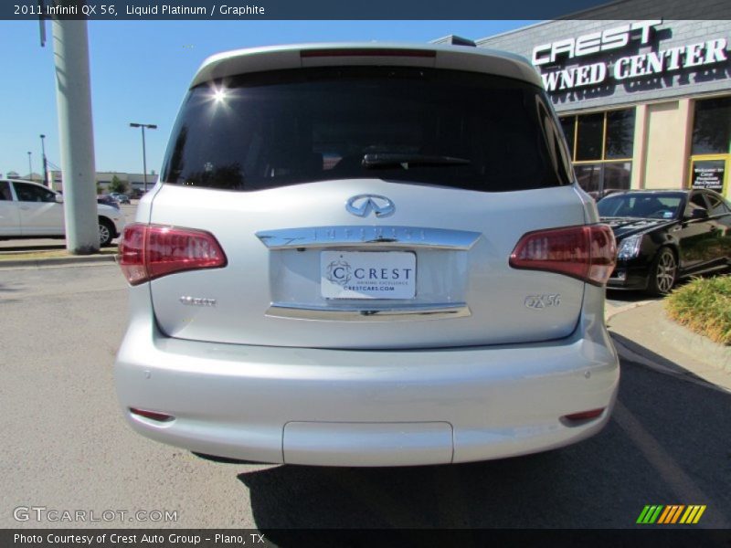 Liquid Platinum / Graphite 2011 Infiniti QX 56