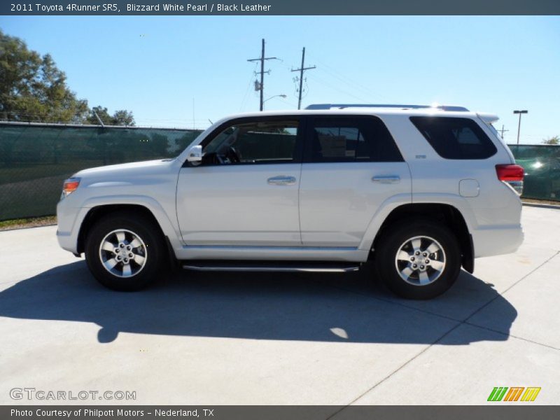 Blizzard White Pearl / Black Leather 2011 Toyota 4Runner SR5